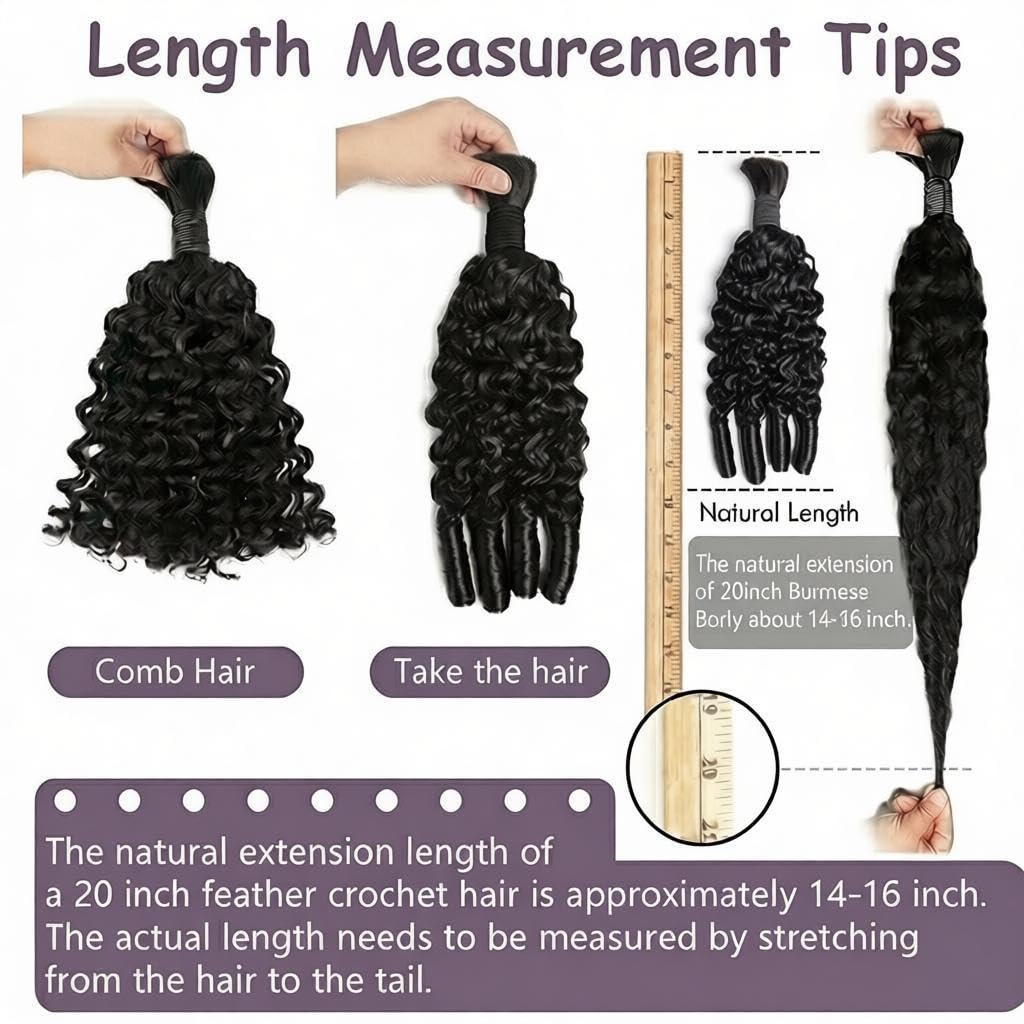 Human Braiding Hair For Boho B - Hair Care Indian ulasan dan harga