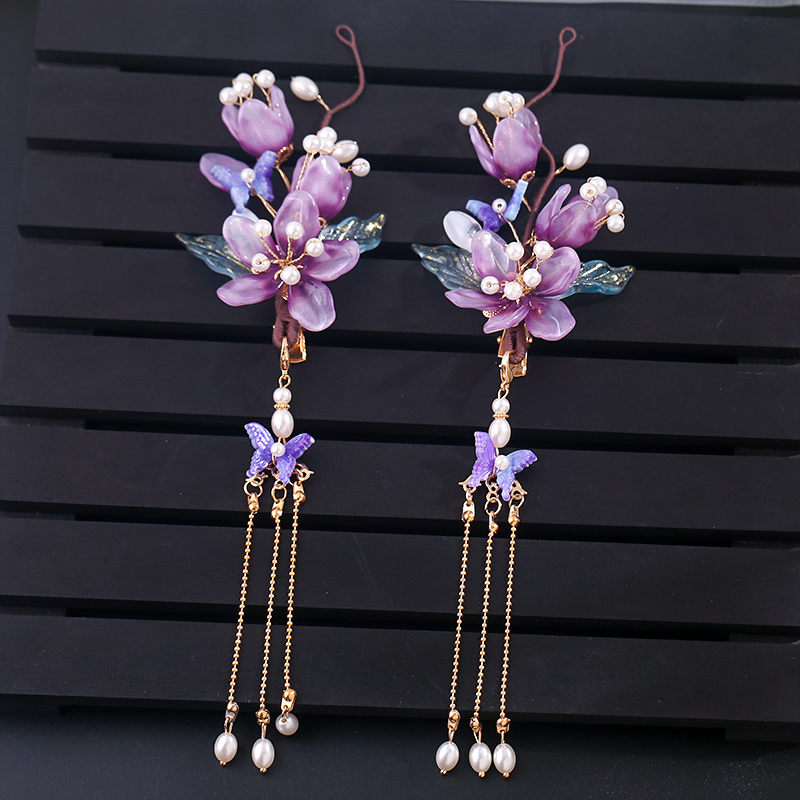 Chinese Glazed Flower Hairpin  - Hair Care Japanese ulasan dan harga