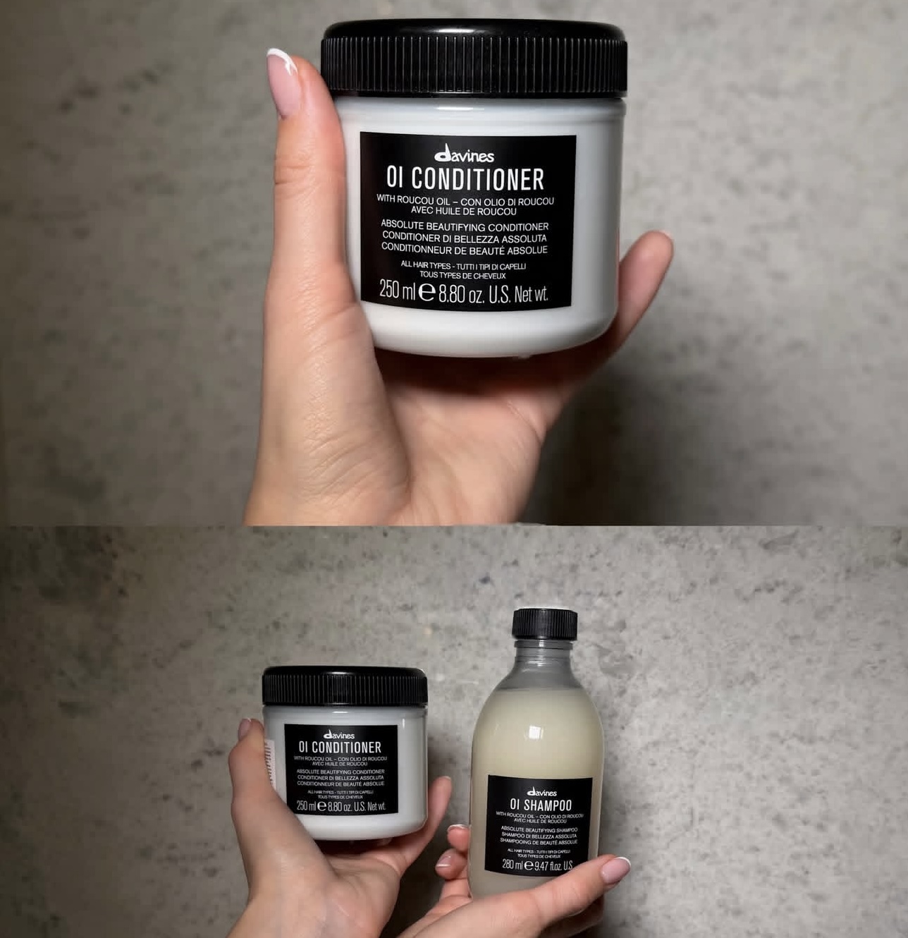 Davines OI Hair Shampoo Condit - Hair Care Set ulasan dan harga