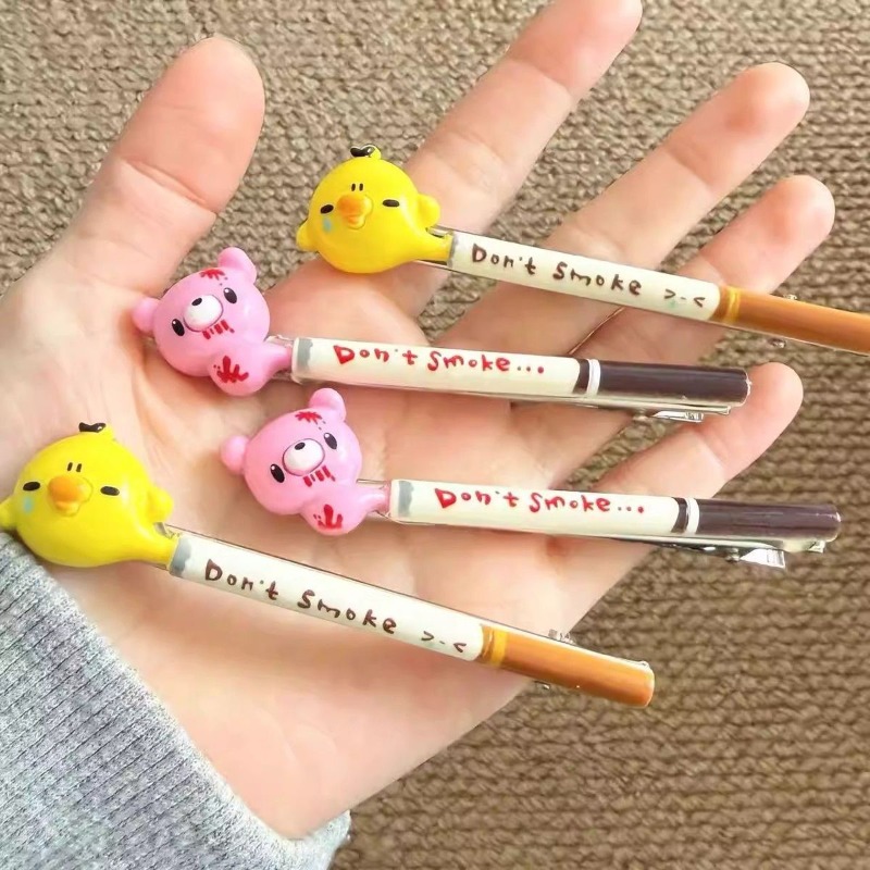 Crying Chick Hair Clips Cartoo - Hair Care Vegan ulasan dan harga