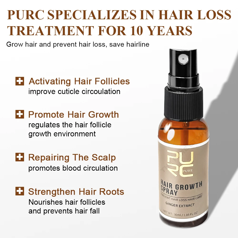 PURC Ginger Hair Spray Root St - Hair Care Set ulasan dan harga