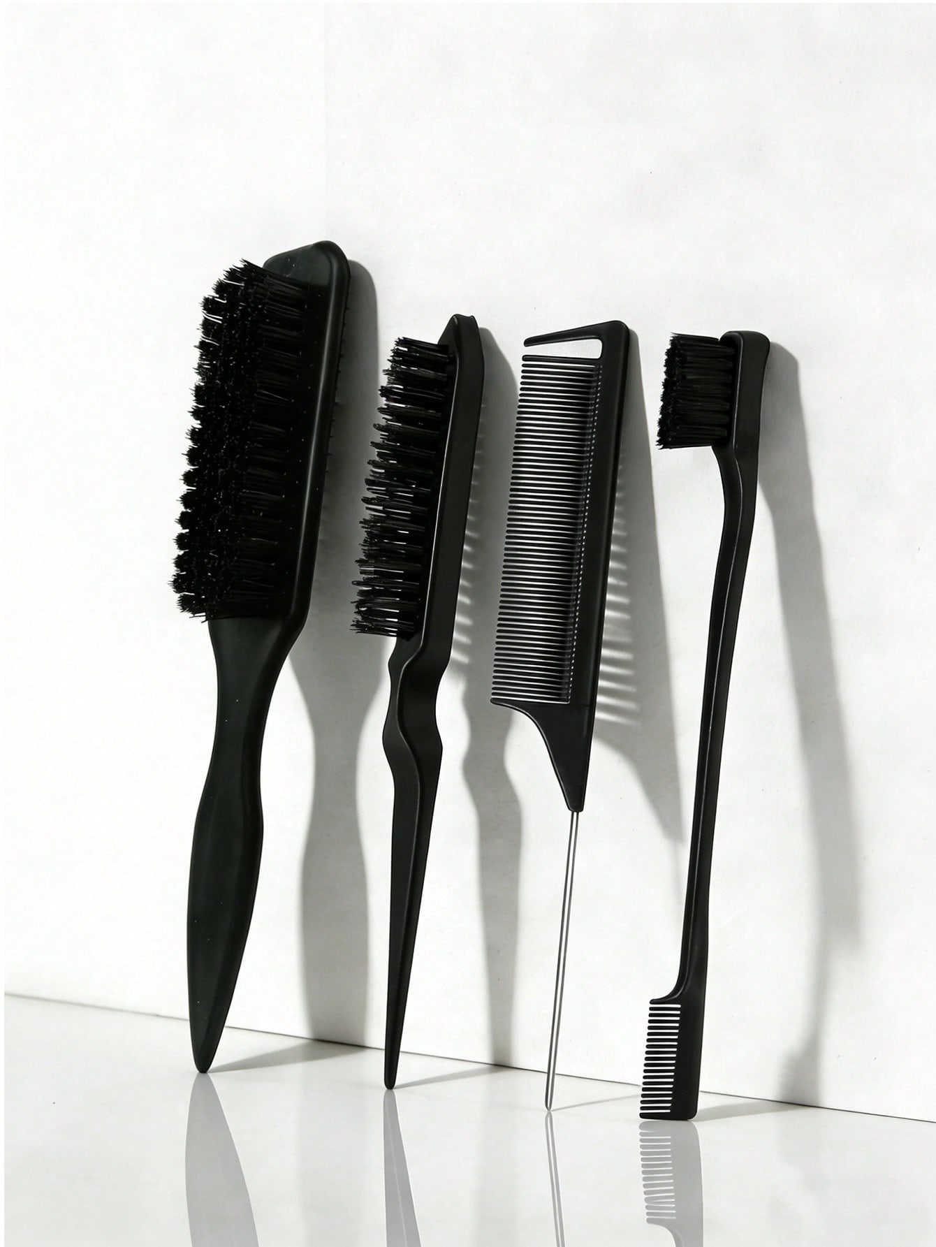 5pcs Leopard Print Tail Comb & - Hair Care Homemade ulasan dan harga