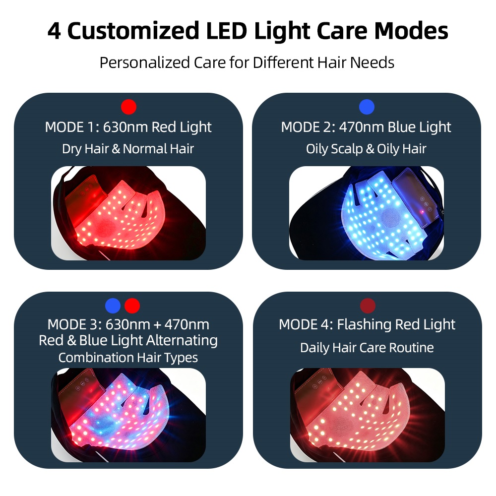 630nm Red Light+470nm Blue Lig - Hair Care Vegan ulasan dan harga