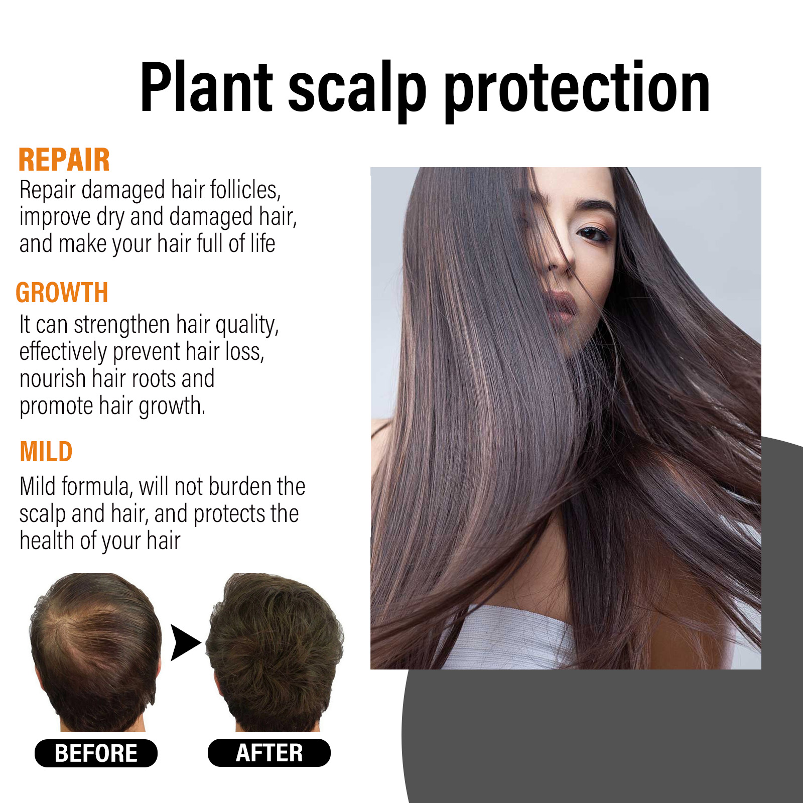 Ouhoe Fast Hair Growth Spray A - Hair Care Herbal ulasan dan harga