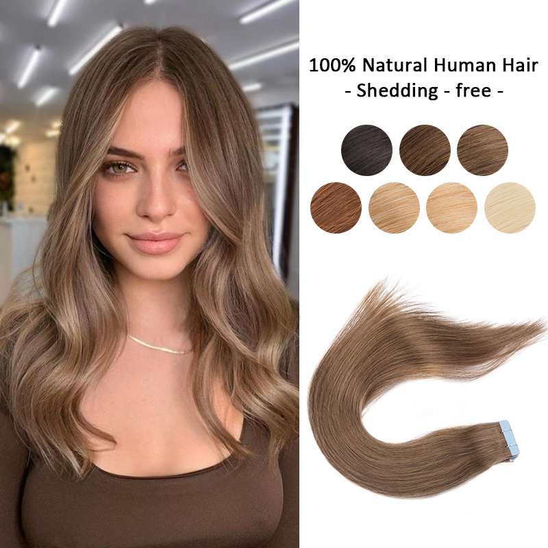Human Remy Hair Tape In Wig 20 - Hair Care Indian ulasan dan harga