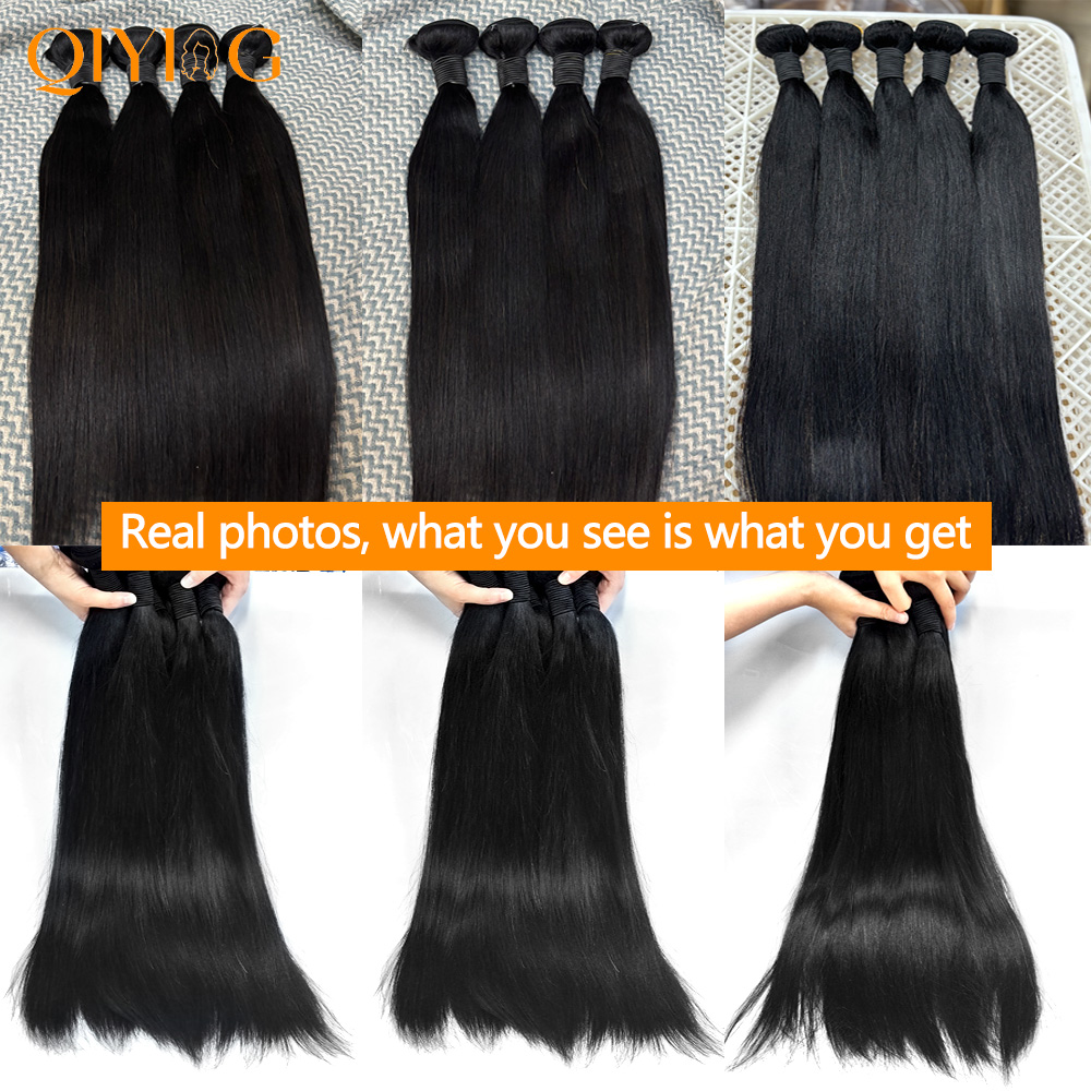 Bone Straight Human Hair Bundl - Hair Care Indian ulasan dan harga