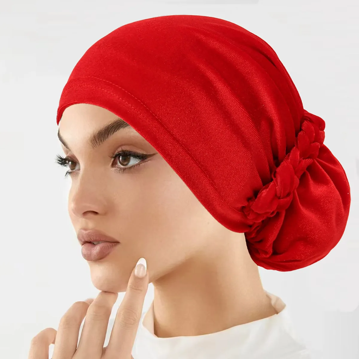 Indian Braids Velvet Turban Ha - Hair Care Indian ulasan dan harga