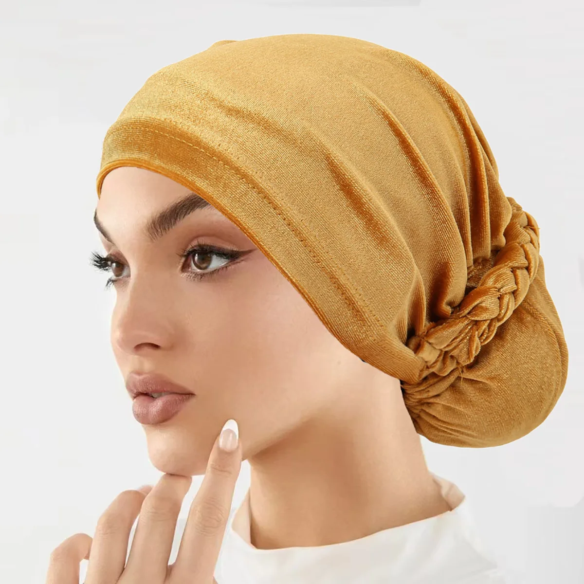Indian Braids Velvet Turban Ha - Hair Care Indian ulasan dan harga
