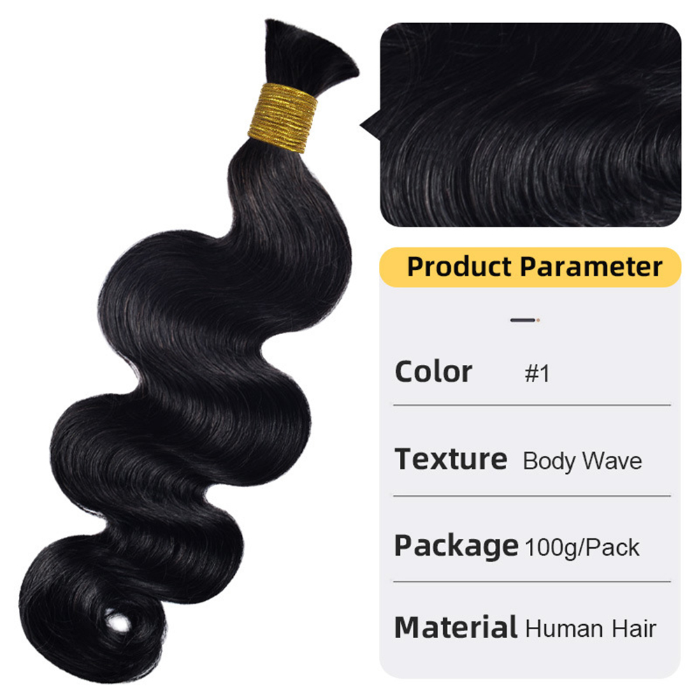 50g Body Wave No Weft Braids H - Hair Care Indian ulasan dan harga