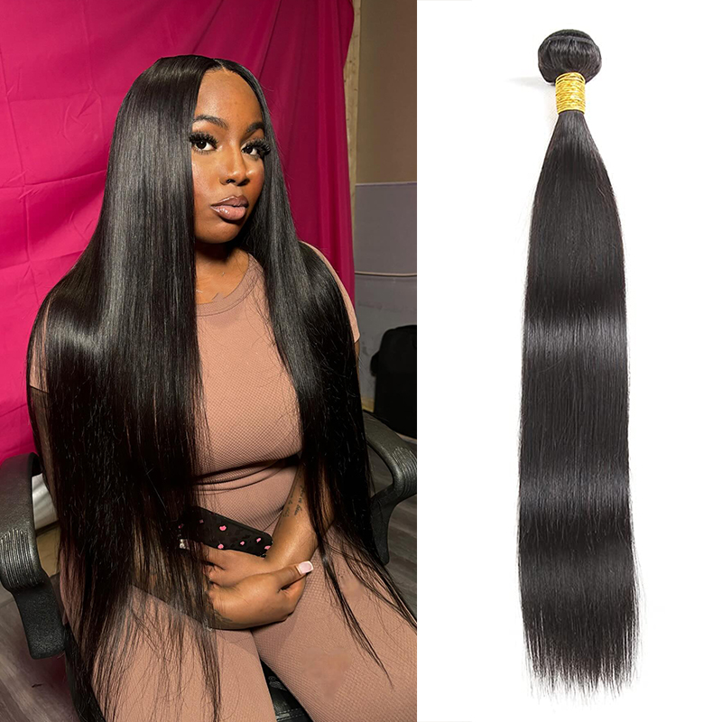 100g/pcs Straight Human Hair B - Hair Care Indian ulasan dan harga