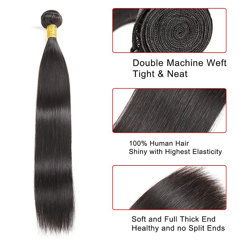 100g/pcs Straight Human Hair B - Hair Care Indian ulasan dan harga