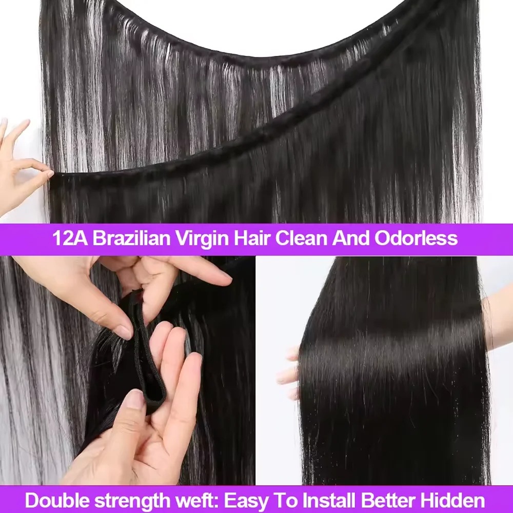 12A Bone Straight Real Human H - Hair Care Indian ulasan dan harga