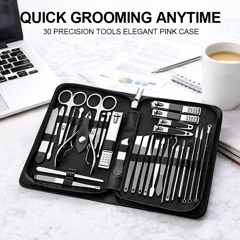 30PCS Manicure Set Pedicure Ki - Hair Care Set ulasan dan harga
