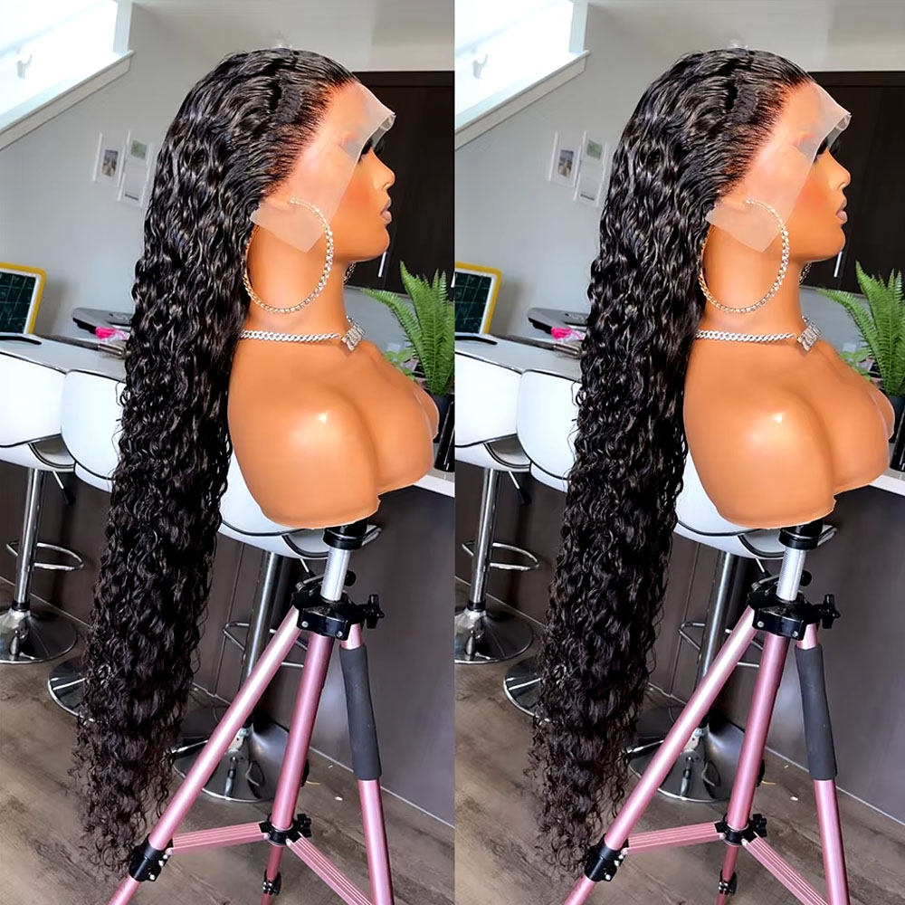 42 Inch Brazilian Virgin Human - Lace Front Wig ulasan dan harga