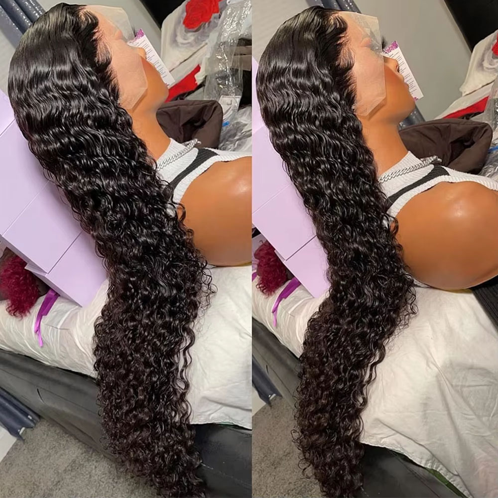 42 Inch Brazilian Virgin Human - Lace Front Wig ulasan dan harga