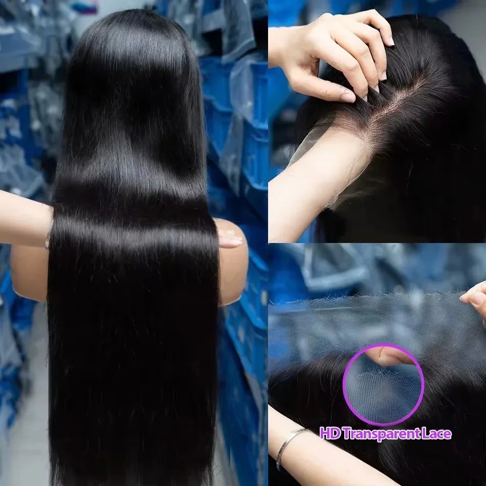 Glueless Bone Straight Human H - Lace Front Wig ulasan dan harga